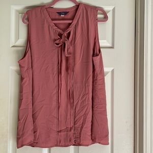 PLUS 2X Pink Dressy Tank Top